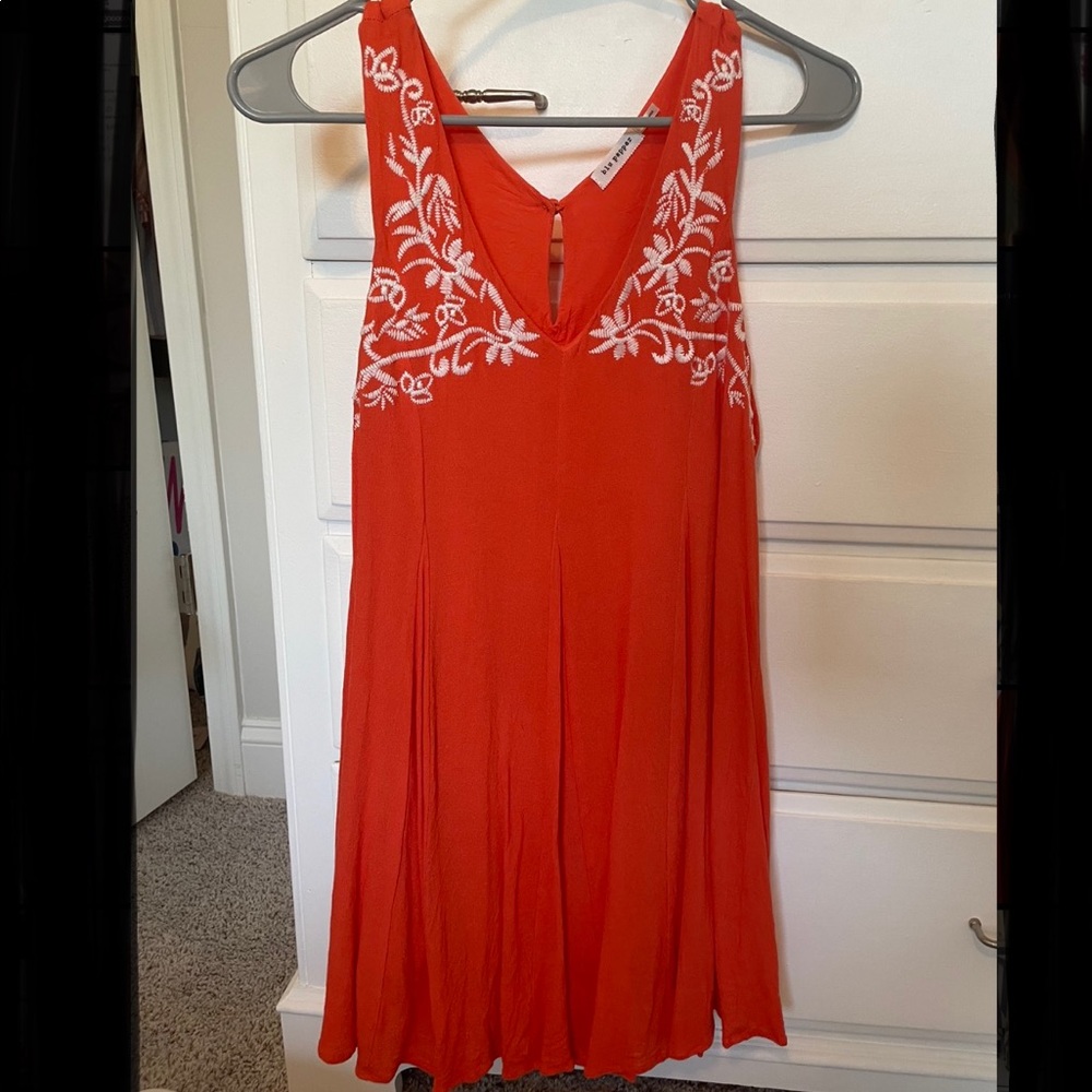 Orange dress size medium